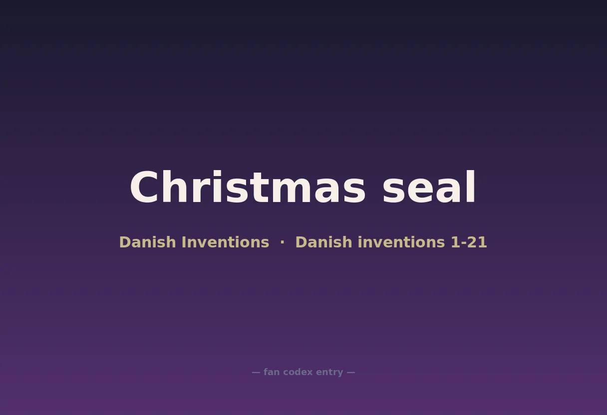 Christmas seal