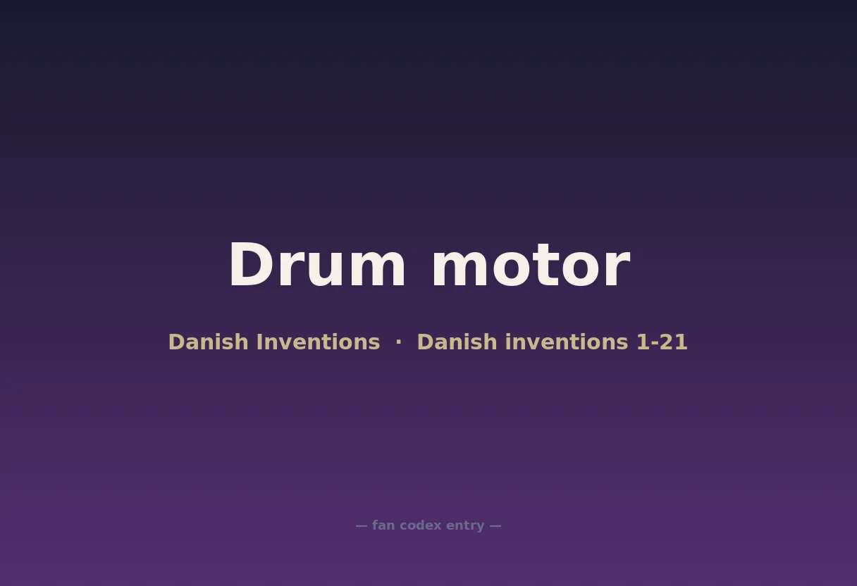Drum motor